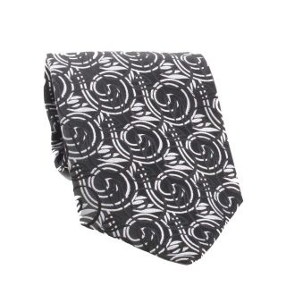 Ferrecci Mens Black/ Grey Necktie And Cuff Links Boxed Set
