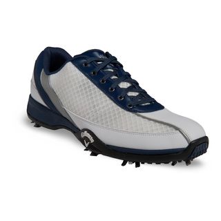 Callaway Mens Chev Aero White/ Blue Golf Shoes