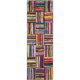 Safavieh Handmade Nantucket Multicolored Cotton Rug (23 X 7)