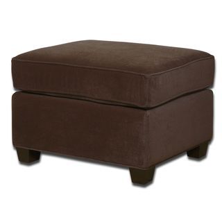 Burleigh Velvet Ottoman