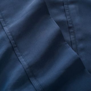 Luxury Linens Inc. Elle   Alix Pure Mulberry Silk Sand Washed Habotai Pillowcase Blue Size Standard