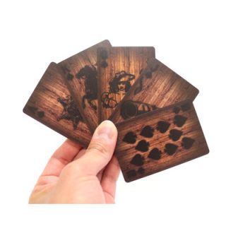 Molla Space, Inc. Wood Deck of Cards LMS007