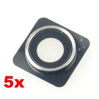 Neewer 5x NEW Replacement Camera Ring Lens Cover For Iphone 4 4G Cell Phones & Accessories