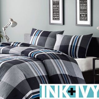 Ink + Ivy Nathan 3 piece Duvet Cover Set