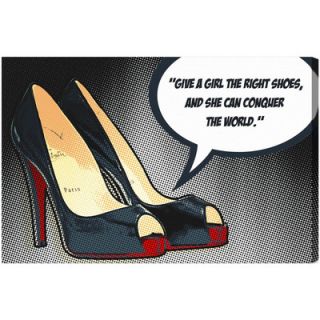 Oliver Gal The Right Shoes Graphic Art on Canvas 10448_24x16/10448_36x24 Size