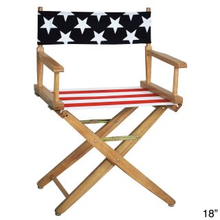 Extra wide Premium American Flag Directors Chair