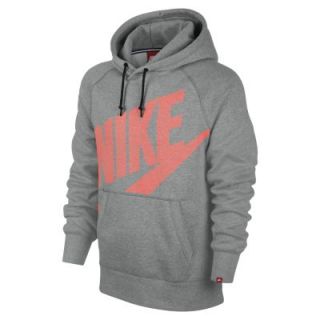 Nike AW77 Fleece Pullover Mens Hoodie   Dak Grey Heather