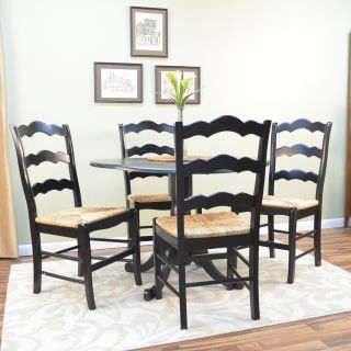 Carolina Chair And Table Antique Black Lyon Dining Set Black Size 5 Piece Sets