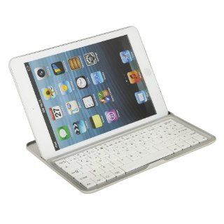 Newly Professional Wireless Mobile Bluetooth French Clavier Keyboard for iPad Mini AZERTY Tastatur White French keyboard Computers & Accessories