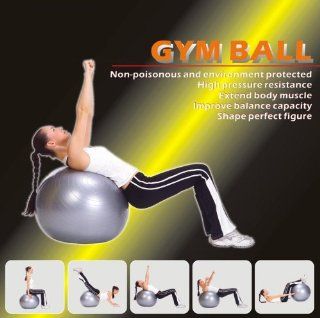 75cm Yoga Stability Ball  Abdominal Trainers  Sports & Outdoors