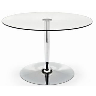 Calligaris Planet Glass Dining Table CS/4005 V_G Base Finish Chromed, Top Fi