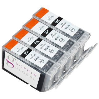 Sophia Global Compatible Ink Cartridge Replacement For Canon Pgi 5 (4 Large Black)