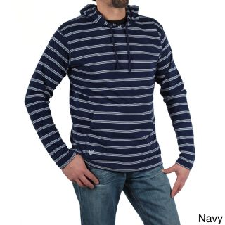 Company 81 Company 81 Mens Striped Knit Hoodie Navy Size M
