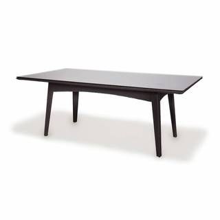 Maxime Rectangle Dining Table With Glass Top