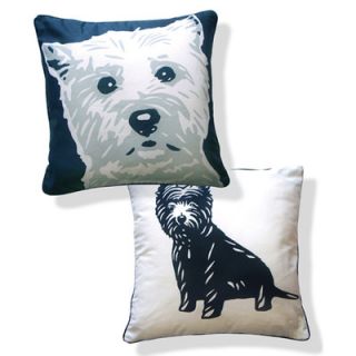 Naked Decor Doggie Style Reversible West Highland Terrier Pillow west highlan