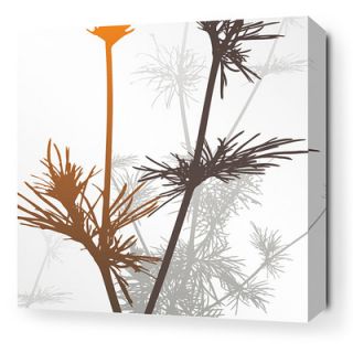 Inhabit Morning Glory Prairie Stretched Graphic Art on Canvas in Rust and Cha