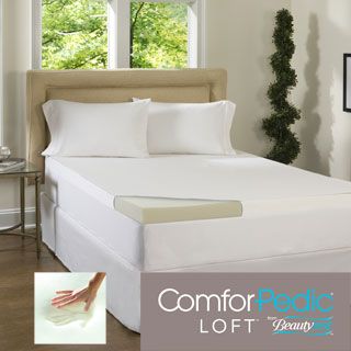 Beautyrest 3 inch Memory Foam Topper With Egyptian Cotton Cover