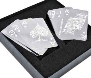 Nevada Stainless Steel Playing Cards      Unique Gifts