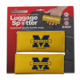 The Original Patented Ncaa Michigan Wolverines Luggage Spotter (set Of 2)