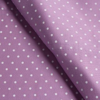 Elitye Home Products, Inc Swiss Dot All Cotton Sheet Set Purple Size Twin
