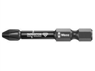 Wera   Diamond Coated Phillips Bit, Impaktor, 851/4 Imp Dc Ph 2 X 5   5057656001   Screwdriver Bits  