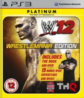 WWE 12 Wrestlemania Edition (Platinum)       PS3