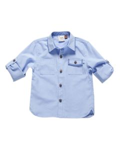 Rolled Cuff Oxford Shirt by Fore Axel and Hudson