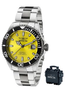 Invicta 10495BLB  Watches,Mens Pro Diver Automatic Yellow Dial Two Tone Stainless Steel, Casual Invicta Automatic Watches
