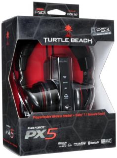 Turtle Beach PX5 Earforce PS3 and Xbox 360 Headset      Games Accessories