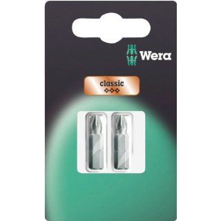 Wera Series 1 855/1 Z SB Sheet Metal Bit, Pozidriv 2 x PZ 1 Screwdriver Socket Bits