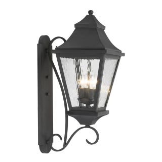 East Bay Street Charcoal Finish Transitional 3 light Outdoor Lantern