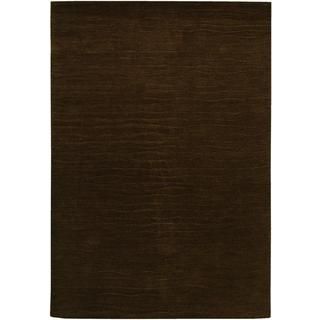 Vinyasa Halcyon Brown Textured Wool Rug (26 X 46)