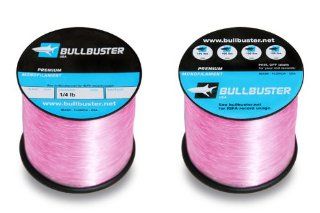 1/4 lb spool Bullbuster Fishing Line .40 mm 20 lb Test Pink 876 Yards  Monofilament Fishing Line  Sports & Outdoors
