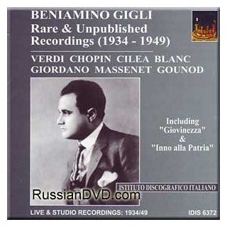 Beniamino Gigli   Rare Recordings (1934 1949) Music