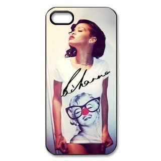 Best Sexy Pop Super Star Rihanna Iphone 5/5S Case The Music & Singer Superstar Rihanna Iphone Hard Plastic Case at sosweetycats store Electronics