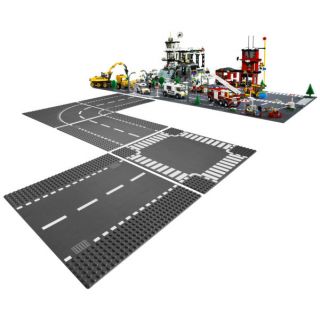 LEGO City T junction and Curve (7281)      Toys