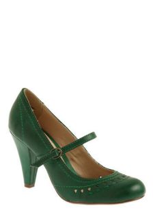 Shamrock of Ages Heel  Mod Retro Vintage Heels