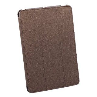 Brown Folio Slim Synthetic Leather Case with Sleep Wake for iPad Mini 7.9" Computers & Accessories