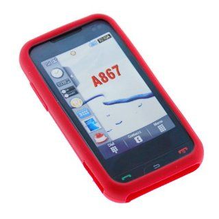 Skin Case for Samsung Eternity A867 (Red) Cell Phones & Accessories