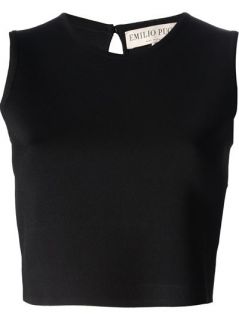 Emilio Pucci Cropped Tank Top