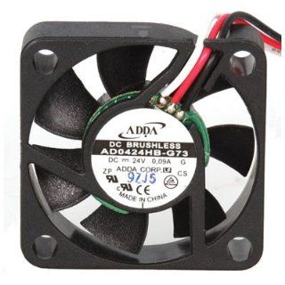 24 Volt DC 6.7 CFM Ball DC Fan With 3 12" Leads 40 x 40 x 10mm