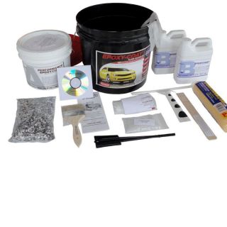 Epoxy Coat 192 fl oz Interior High Gloss Garage Floor Epoxy Kit Tile Red Epoxy Base Paint and Primer in One with Mildew Resistant Finish