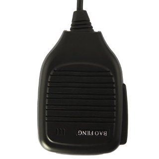 TabStore Handheld Baofeng Black Speaker Mic for UV5R UV5R+plus UV5RA UV5RA+plus UV5RB UV5RC UV5RE UV5RE+plus UV3R+ BF 888s  Vehicle Speakers 