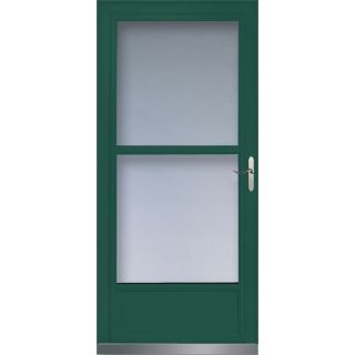 LARSON Green Tradewinds Mid View Tempered Glass Storm Door (Common 81 in x 36 in; Actual 80.71 in x 37.56 in)