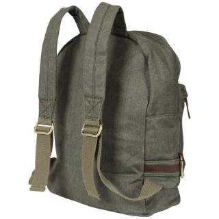 Boxfresh Waxed Canvas Woodman Quilted Backpack   Green      Mens Accessories