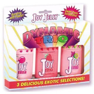 JOY JELLY EDIBLE PERSONAL LUBRICANT 3 BOTTLES 2oz EACH STRAWBERRY, CHERRY & PASSION FRUIT Health & Personal Care