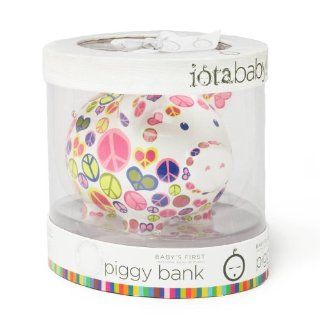 Iota First National Bank of Pig Piggy Bank in Gift Packaging, Dolly Lama Peace Sign  Toy Banks  Baby