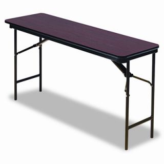 Iceberg Enterprises Wood Rectangular Folding Table 55274 / 55275 / 55277 Fini