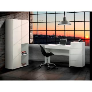 Nexera BLVD Desk with Flip Down Door 221803