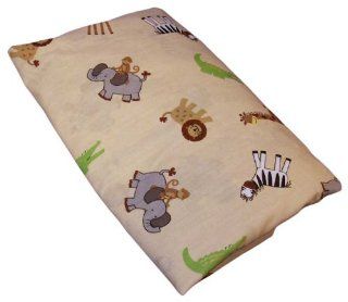 Bedtime Originals Baby Zoo Sheet   Chocolate  Crib Fitted Sheets  Baby